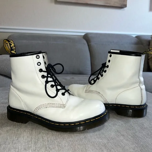 Dr. Martens 1460 White Boots