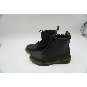 Dr. Martens 1460J Black Durable Leather Moto Combat Boots Lace Up Sz  USM4/USL5