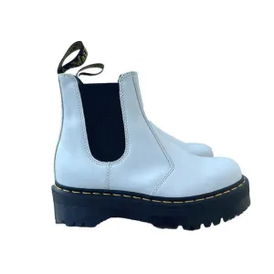 Dr. Martens 2976 QUAD White Smooth Leather Chelsea Boots Men’s Size 8 Women’s 9