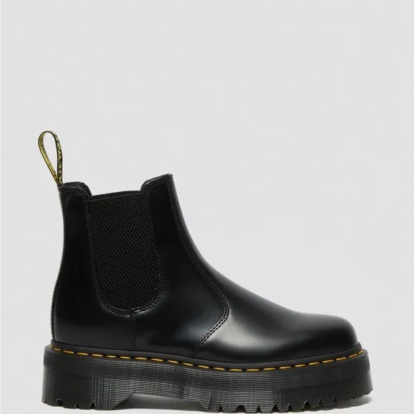 Dr. Martens 2976 SMOOTH LEATHER PLATFORM CHELSEA BOOTS sz 8 unisex