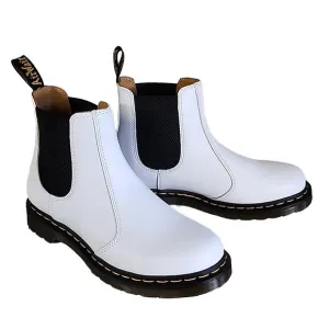 Dr. Martens 2976 White Chelsea Boots, Combat Boots, Women's Size 10, NEW