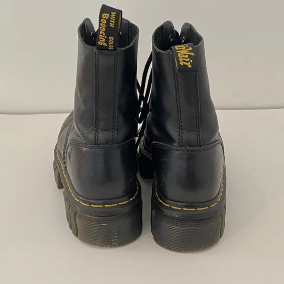 Dr. Martens Audrick 8 Eye Combat Boots Womens Sz 9 AirWare Grunge Punk Platform