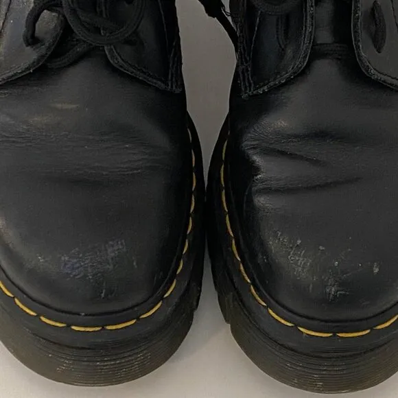 Dr. Martens Audrick 8 Eye Combat Boots Womens Sz 9 AirWare Grunge Punk Platform