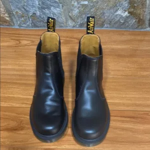 Dr. Martens Black Chelsea Boots with Air-Cushioned Sole