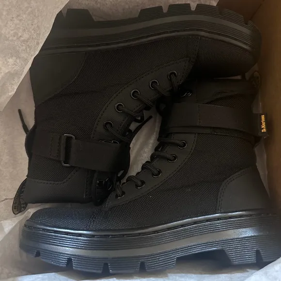 Dr. Martens Black Combat  Boots NIB