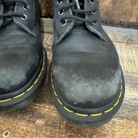 Dr. Martens Boots Air Wair 11822 Mens 6 US 5 UK Doc Black Noir Combat Punk