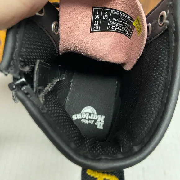 Dr. Martens Bouncing Souls Pink DOCs Combat Boots