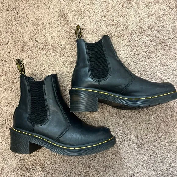 Dr Martens Cadence Women’s Leather Heeled Chelsea Boots