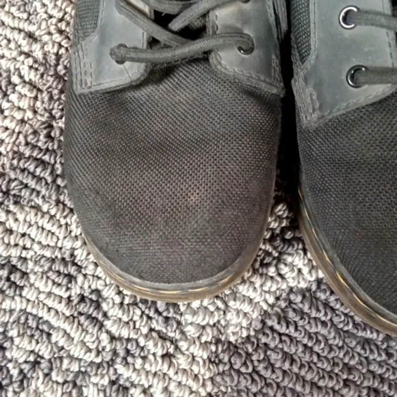 Dr Martens Combs Y Black Lace Combat Boots Boys Size 5