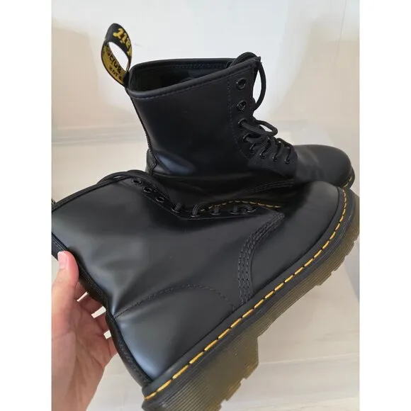 Dr Martens Doc Marten Vegan Combat Boots Womens 8