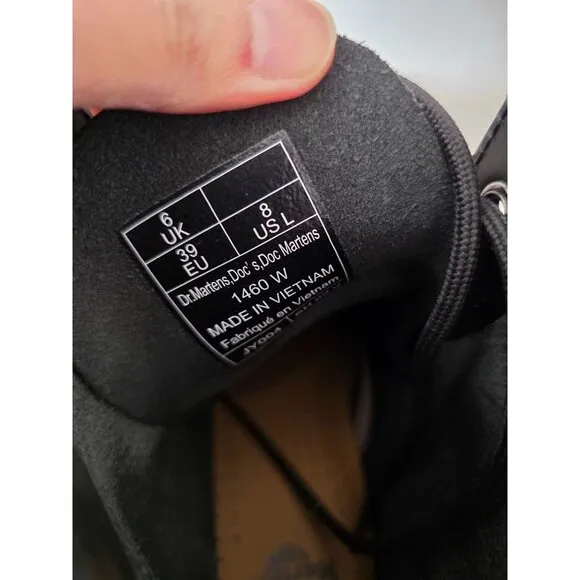 Dr Martens Doc Marten Vegan Combat Boots Womens 8