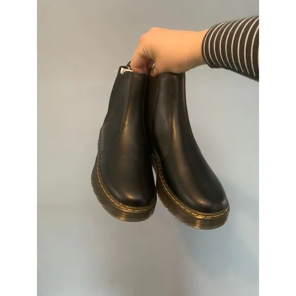 Dr. Martens Dorian Black Chelsea Boot, size 7 women's