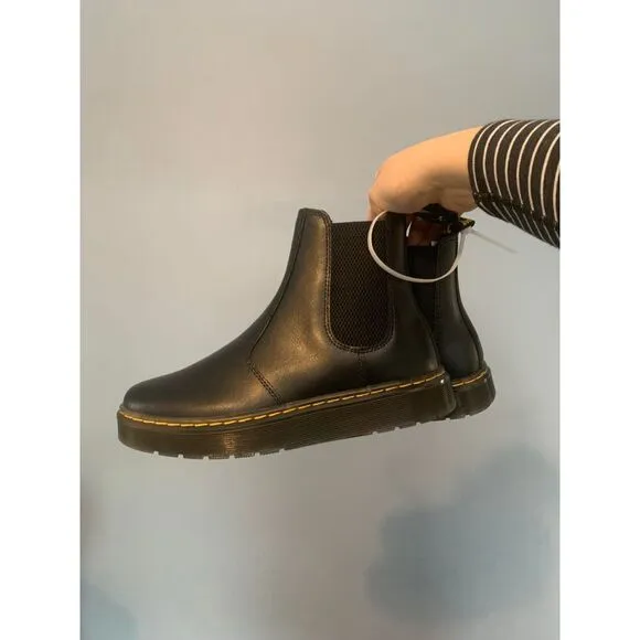 Dr. Martens Dorian Black Chelsea Boot, size 7 women's