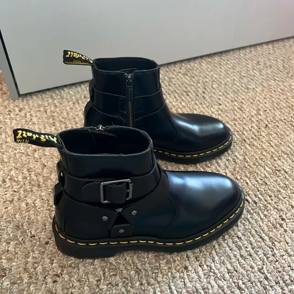 Dr. Martens Jaimes Leather Harness Chelsea Boots