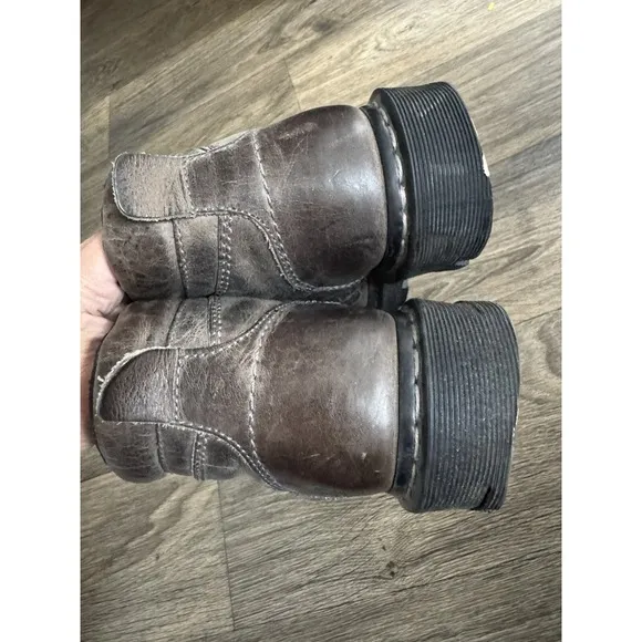 Dr Martens Jonas Combat Chukka Boots Doc Brown Leather Mens Size 9