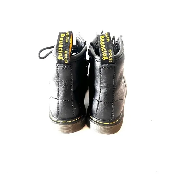 Dr. Martens Kids 1460 Black Patent Leather Boots