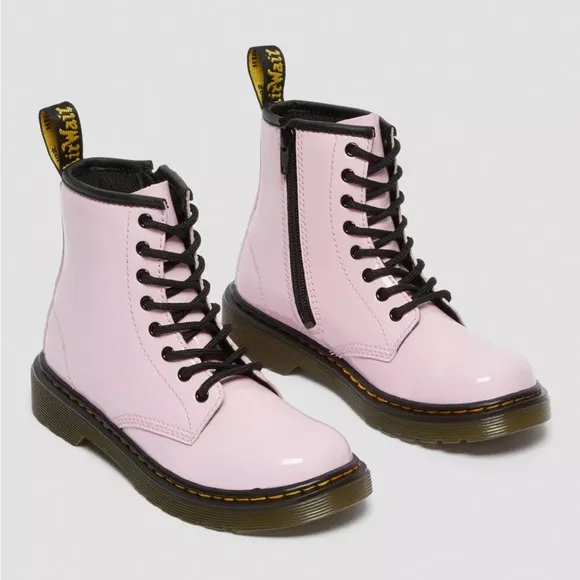 DR. MARTENS • kids 1460 pink combat boots sz 3