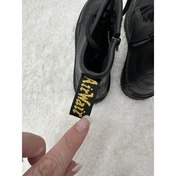Dr. Martens Kids 1460 Softy T Boots Size 2black tie zip