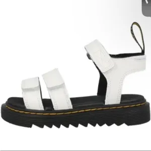 DR. MARTENS Klaire White Leather Strappy Sandals Big Girls Size 7