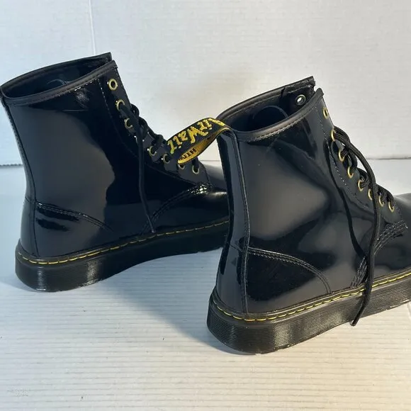 Dr Martens New Shiny Black M-9 L-10