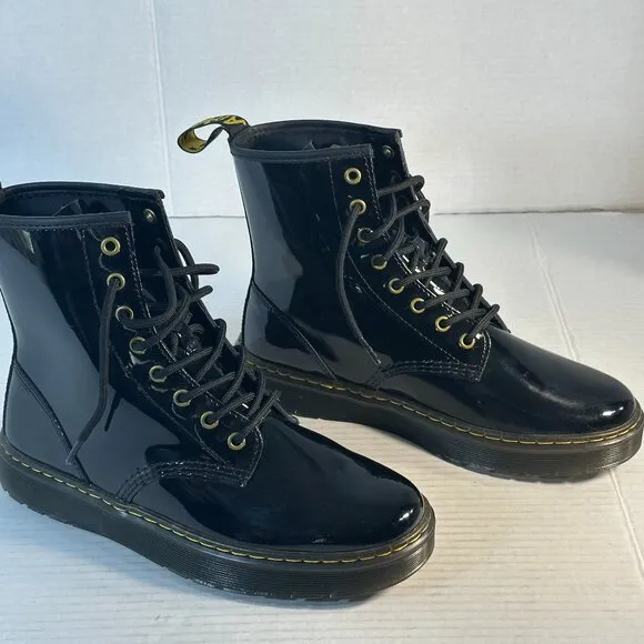 Dr Martens New Shiny Black M-9 L-10