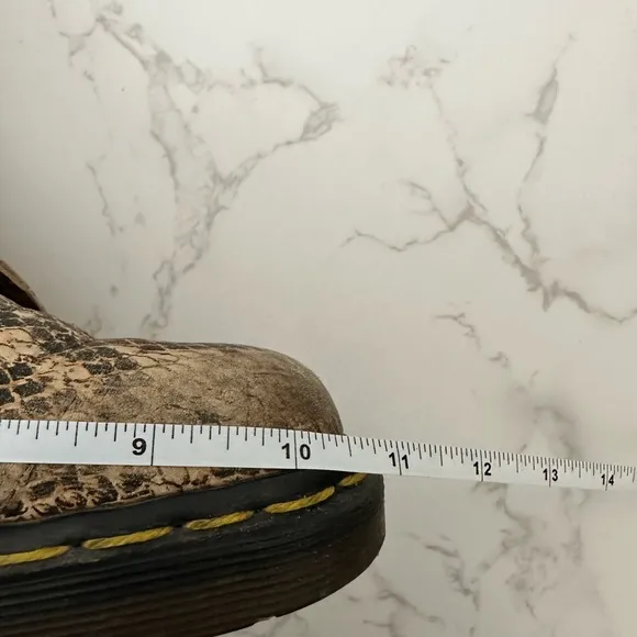 Dr Martens | Pascal Snack Print Leather Combat Boots