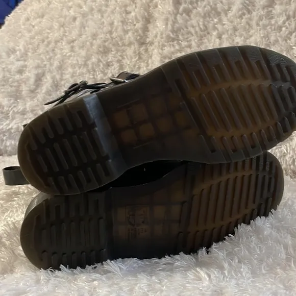 DR Martens Patent Leather Combat Boots Size 7