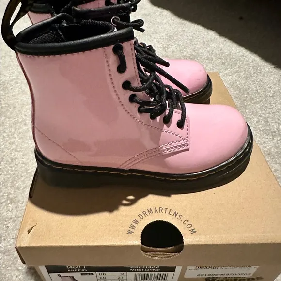 Dr. Martens Pink Combat Boots