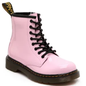 DR MARTENS PINK COMBAT LACE UP BOOTS