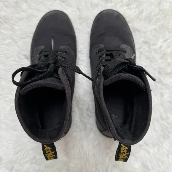 Dr. Martens Shoreditch AirWair Canvas Sneakers Size 6 Black Combat Boots