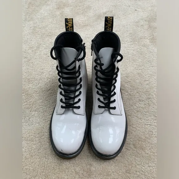 Dr. Martens Size Youth 6 / Woman's 7, White Boots