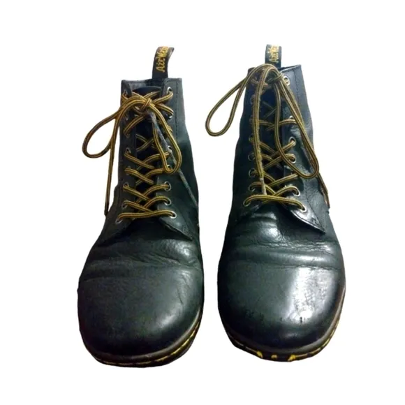 Dr. Marten's Tobias Air Wair Leather Unisex Combat Boot Grunge Streetwear 9 10