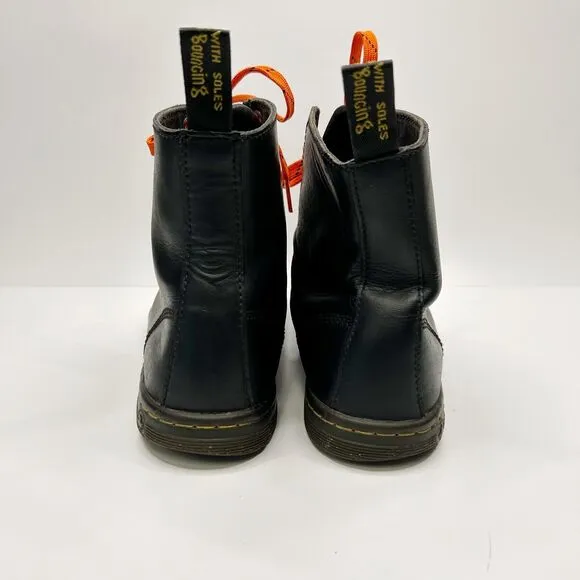 DR MARTENS Tobias Distressed Combat Boots Punk Grunge Goth Y2K Broken In Mens 9