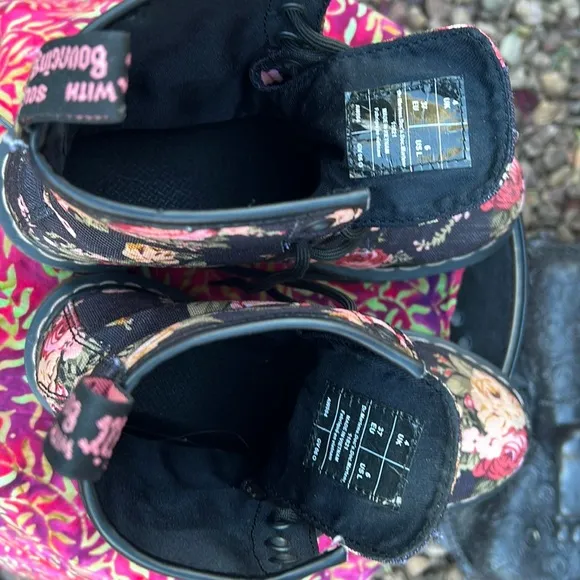 Dr. Martens Victorian Rose Floral Boots