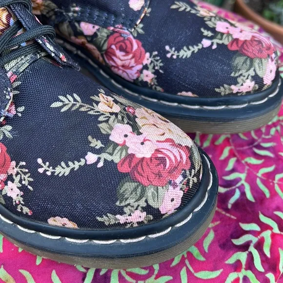 Dr. Martens Victorian Rose Floral Boots