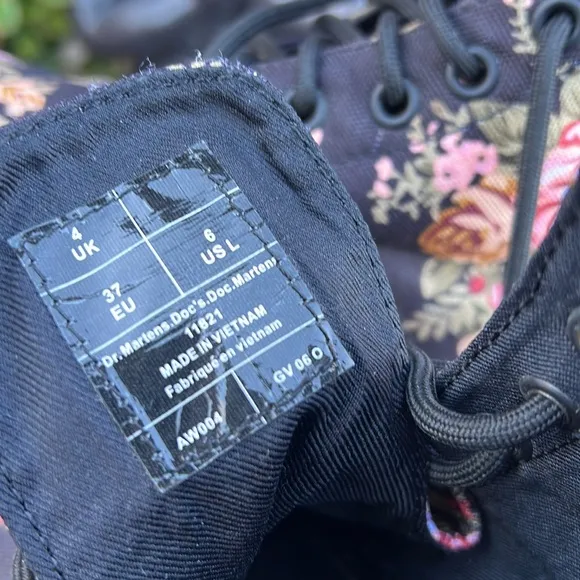 Dr. Martens Victorian Rose Floral Boots
