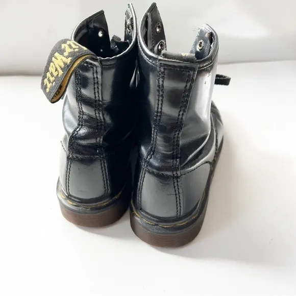 Dr. Martens Vintage 1990s Lace Up Combat Leather Boots