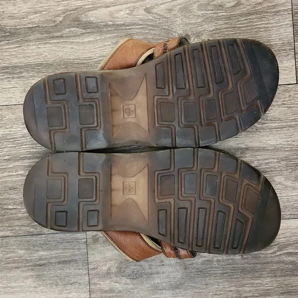 Dr. Martens Vintage Men's Tan Leather Fisherman Slip on Sandals AW004 Size 11