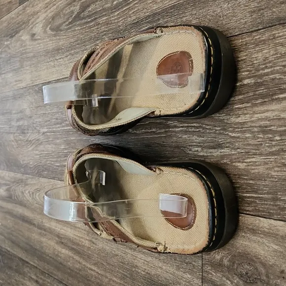 Dr. Martens Vintage Men's Tan Leather Fisherman Slip on Sandals AW004 Size 11