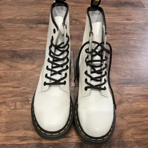 Dr Martens White Combat Boots Sz. 7