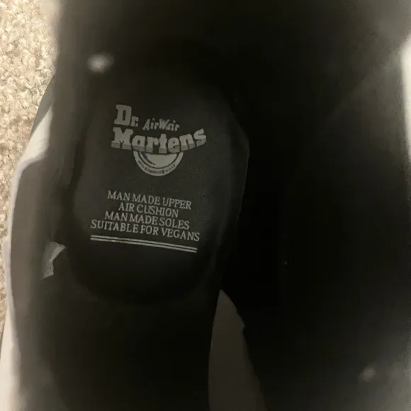 Dr Martens White Leather Chelsea Boots