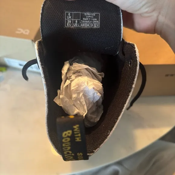 Dr. Martens White Luana Combat Boots