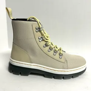 Dr Marten's Women's Combs Combat Boots Beige, Size 9M, UK 7