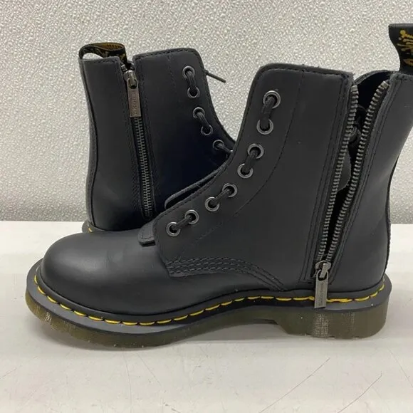 Dr. Martens Women's Pascal 1460 Combat Boots – Black – Size US 8.5 –