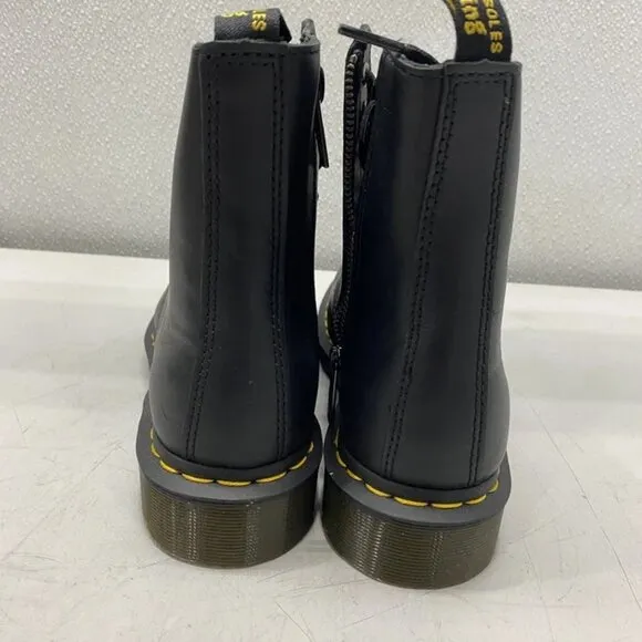 Dr. Martens Women's Pascal 1460 Combat Boots – Black – Size US 8.5 –