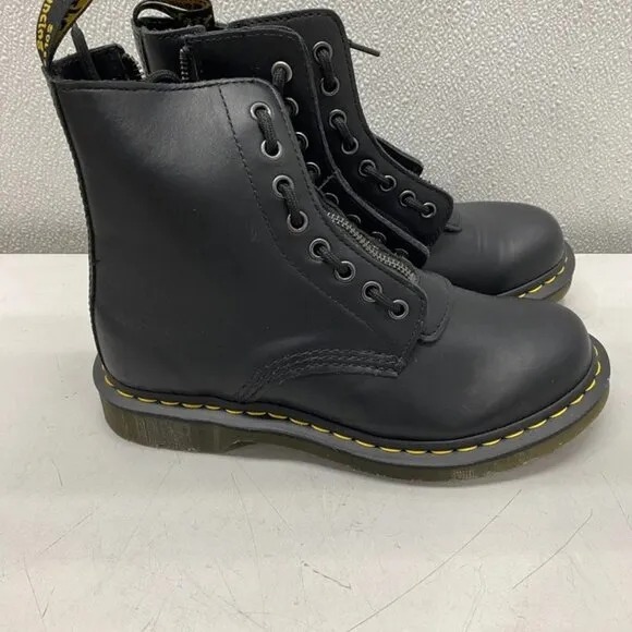 Dr. Martens Women's Pascal 1460 Combat Boots – Black – Size US 8.5 –