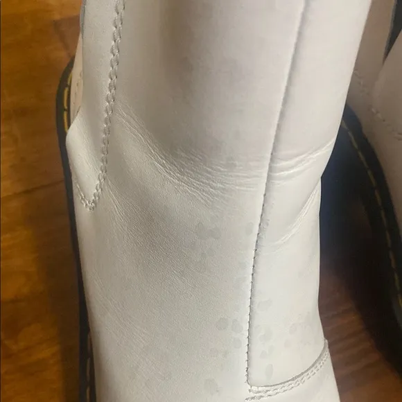 Dr. Martens Women's White Spence Platform Chelsea Boots