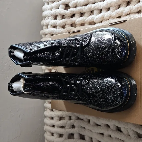 Dr. Martens Youth 1460 Cosmic Glitter Lace Up  Combat Boots