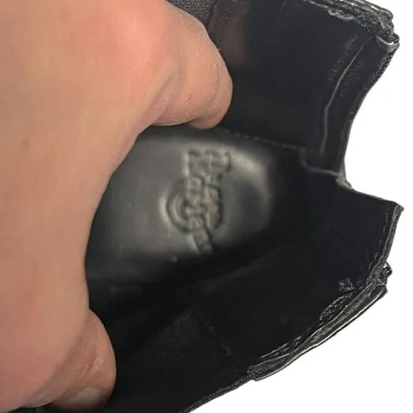 Dr Martens Zillow Chelsea Boots Black Leather AirWair Soles Womens US7 EU38 Goth