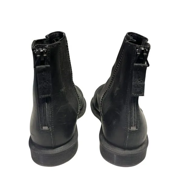 Dr Martens Zillow Chelsea Boots Black Leather AirWair Soles Womens US7 EU38 Goth